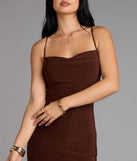 Stunning Silhouette Bodycon Midi Dress