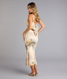 Sweet Serenity Bow Back Midi Dress