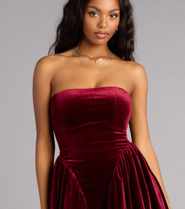 Flirty Luxe Velvet Skater Dress | Windsor Flirty Luxe Velvet Skater Dress | Windsor