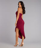 Caught Your Eye Strapless Midi Dress