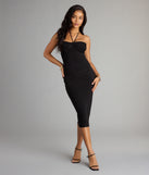 RSVP Ready Halter Midi Dress