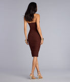 Eyes On You Halter Midi Dress