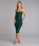 After Dark Sparkle Glitter Midi Dress