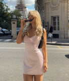French Kiss A-Line Mini Dress