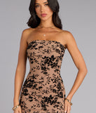 Sweet Obsession Strapless Midi Dress