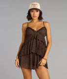 The Sweet Looks V-Neck Lace Babydoll Dress is your new go-to Windsor dress—effortless, versatile, and made to update your fall style in seconds.
