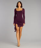 Season of Chic Long Sleeve Mini Dress
