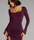 Season of Chic Long Sleeve Mini Dress