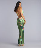 The Sunset Muse Floral Satin Maxi Dress is your new go-to Windsor dress—effortless, versatile, and made to update your fall style in seconds.