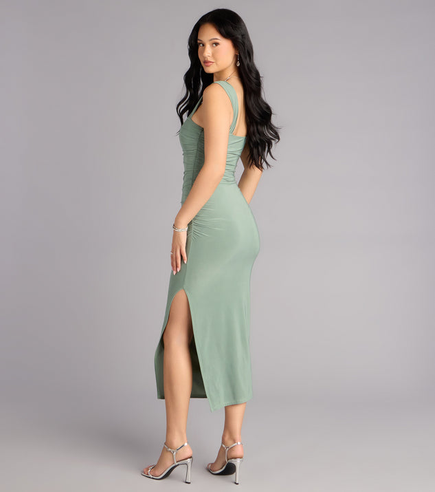 all eyes on me midi dress All Eyes Moment Sleeveless Midi Dress