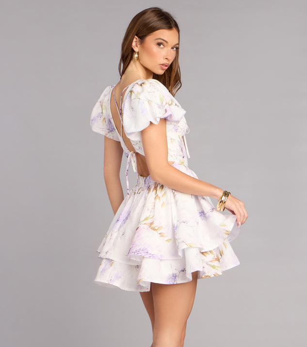 windsor floral dress mini Day Date Floral Mini Dress