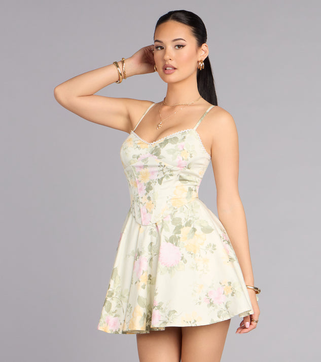 Spring Fling Floral Skater Dress | Windsor Spring Fling Floral Skater Dress | Windsor