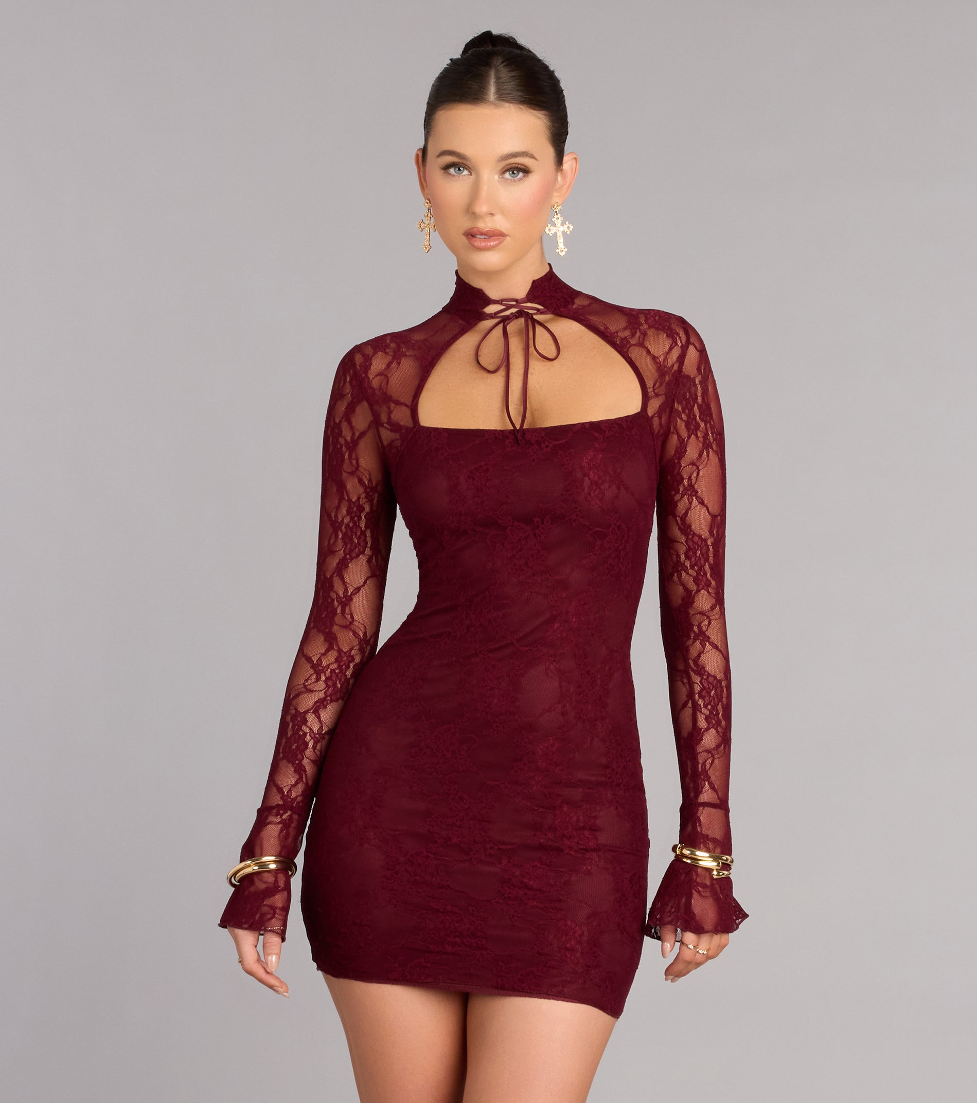 Got The Romance Lace Bodycon Mini Dress | Windsor