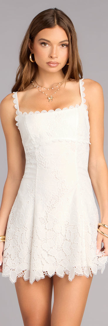 Charmed And Booked Lace Skater Dress | Windsor Charmed And Booked Lace Skater Dress | Windsor