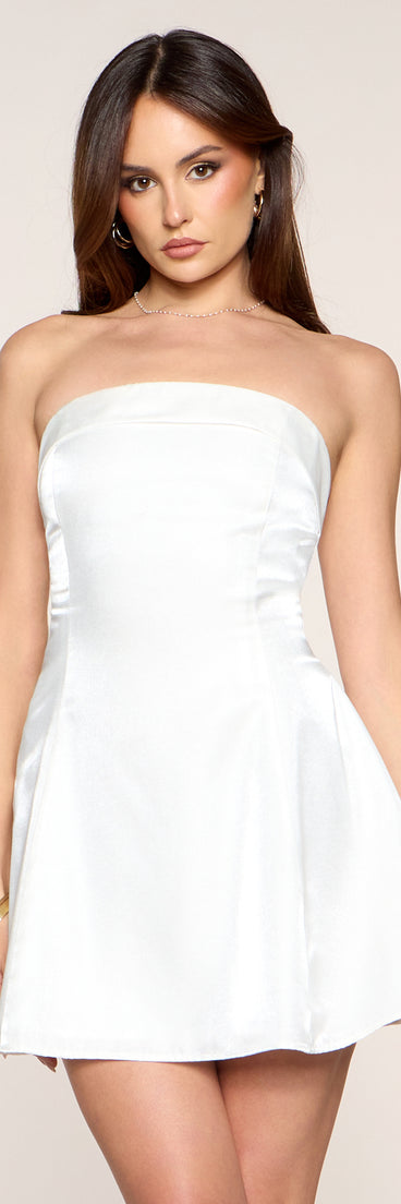 Pop The Bubbly A-Line Mini Dress