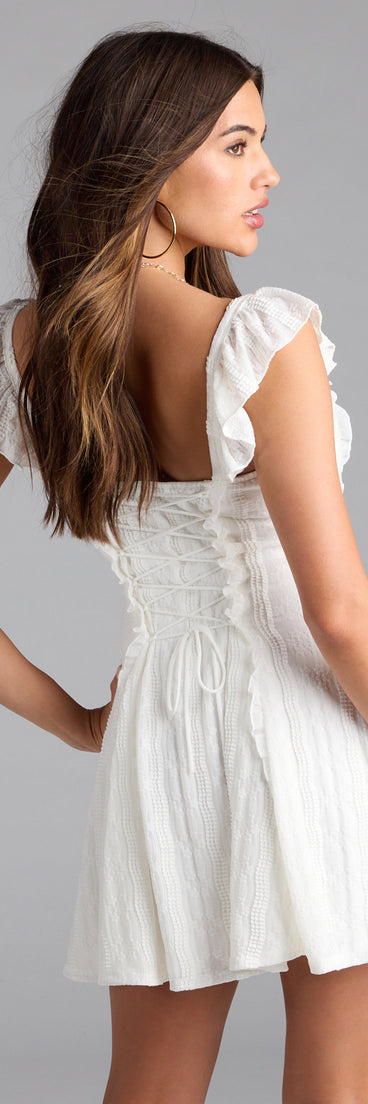 Cherry On Top Lace Mini Dress