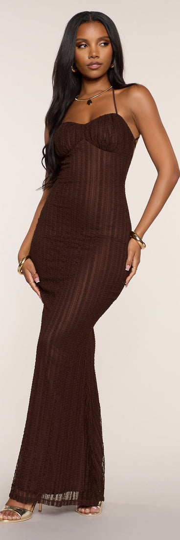 Table For Two Lace Maxi Dress
