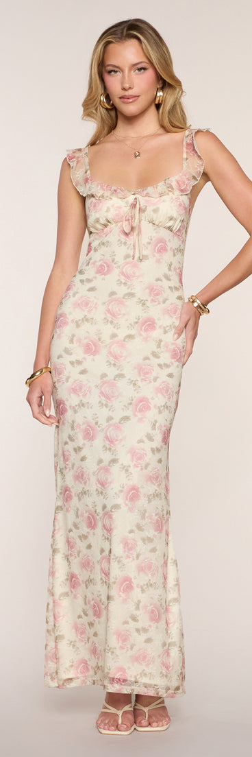 RSVP To Romance Floral Maxi Dress