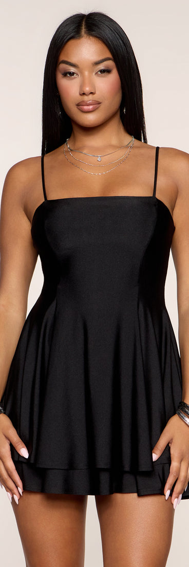 Drinks At Eight Skater Mini Dress