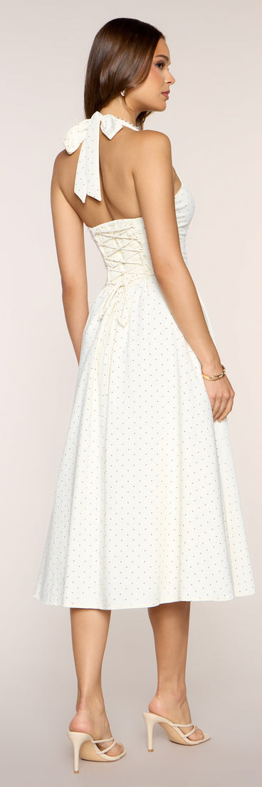 Picture Perfect Polka Dot Midi Dress