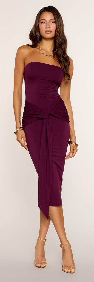 Totally Needed Midi Tube Dress