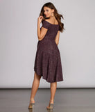 Total Twirl Glitter Skater Dress