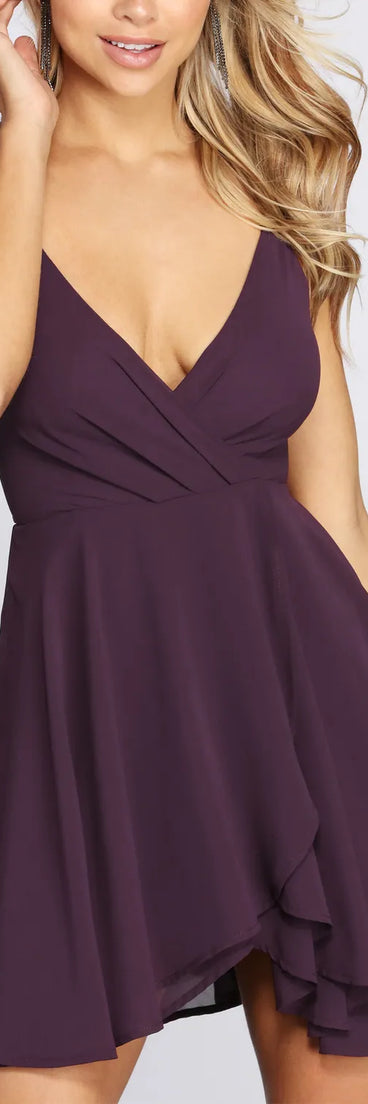 Chiffon Flow Skater Dress
