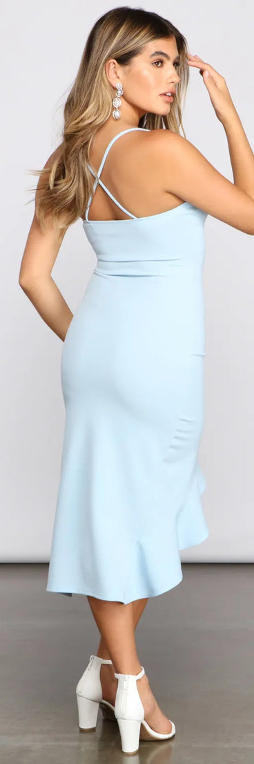 Floral Fantasy Midi Dress