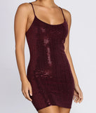 Stunning Sequin Diva Mini Dress