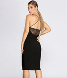 Lust For Lace Midi Dress