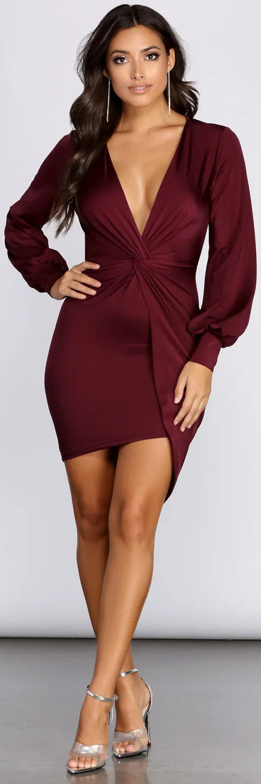 Natural Attraction Mini Knot Dress