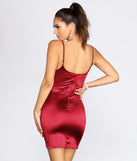 Satin Satisfaction Sleeveless Mini Dress