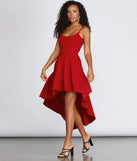 Bow Beauty High Low Dress