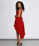 Bow Beauty High Low Dress