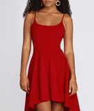 Bow Beauty High Low Dress