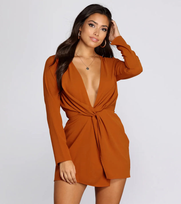 Knot Just Another Mini Dress