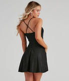 Glitter Glow Skater Dress