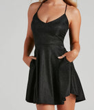 Glitter Glow Skater Dress