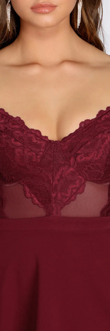 Love For Lace Skater Dress