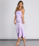 Zest Lace-Up Midi Dress