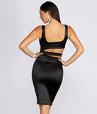 Cut Out The Drama Midi Dress