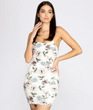 Go With Florals Mini Dress