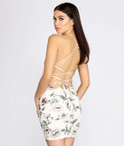 Go With Florals Mini Dress