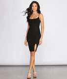 Party Mode Glitter Midi Dress