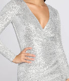 Shimmering Sequins Mini Dress