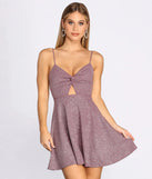 Going For Glitter Skater Dress