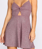 Going For Glitter Skater Dress