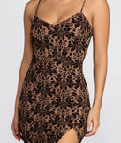Fabulously Flocked Midi Dress