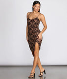 Fabulously Flocked Midi Dress