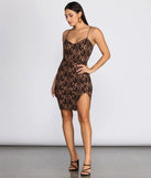 Fabulously Flocked Midi Dress